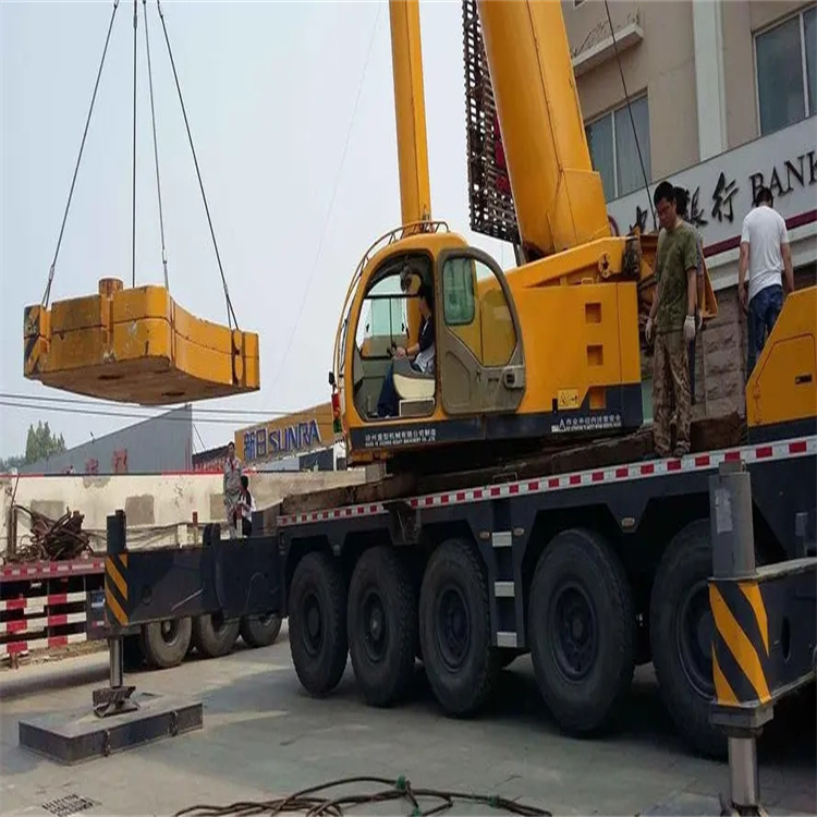 秀英当地吊车出租|机器吊装|75吨|工厂搬迁服务